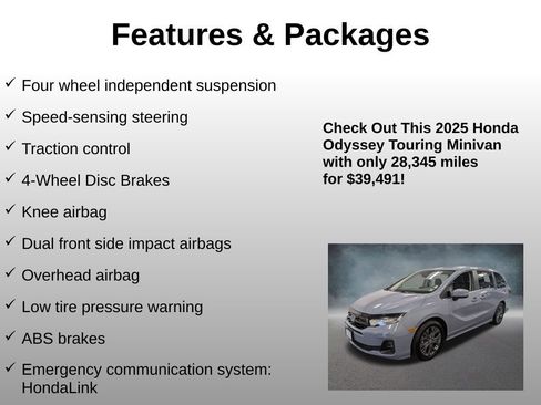 Certified 2025 Honda Odyssey Touring image 16