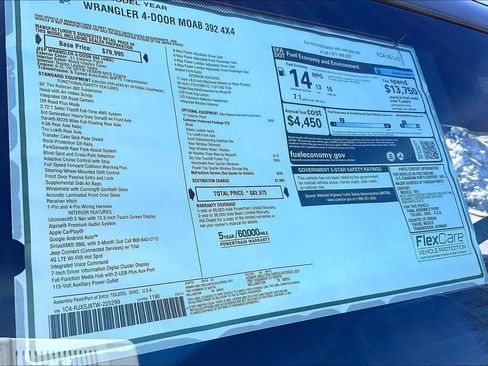 New 2026 Jeep Wrangler Unlimited Rubicon 392 image 14