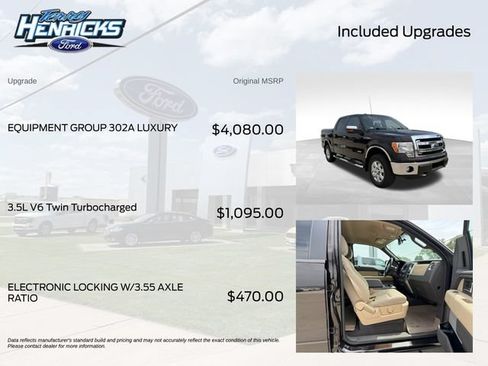Used 2014 Ford F150 XLT w/ Equipment Group 302A Luxury AWD/4WD image 7