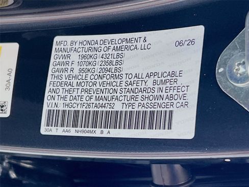 New 2026 Honda Accord LX image 28