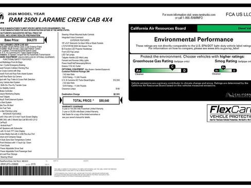 Used 2026 RAM 2500 Laramie AWD/4WD image 2