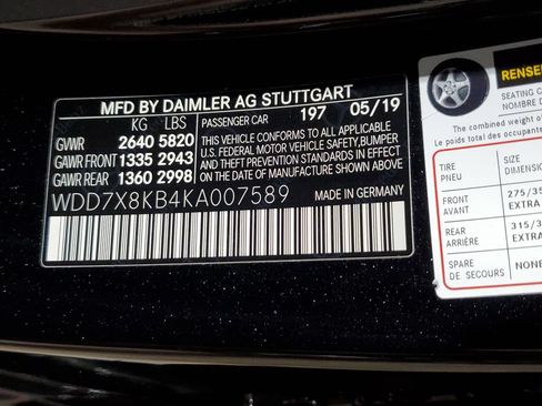 Used 2019 Mercedes-Benz AMG GT 63 S image 47