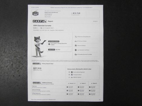 Used 2009 Chevrolet Corvette Convertible w/ Preferred Equipment Group RWD image 45