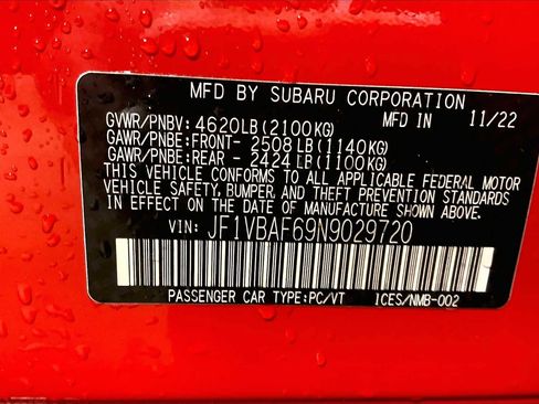 Certified 2022 Subaru WRX Premium image 32