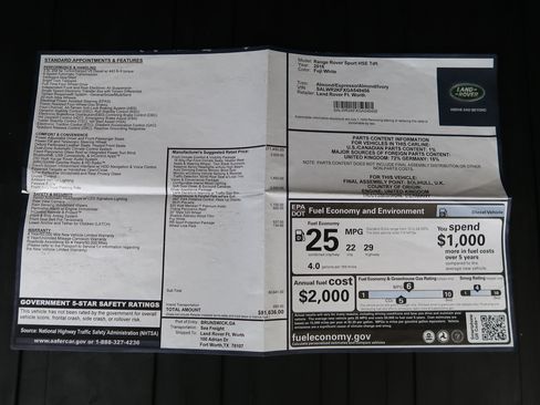 Used 2016 Land Rover Range Rover Sport HSE image 33