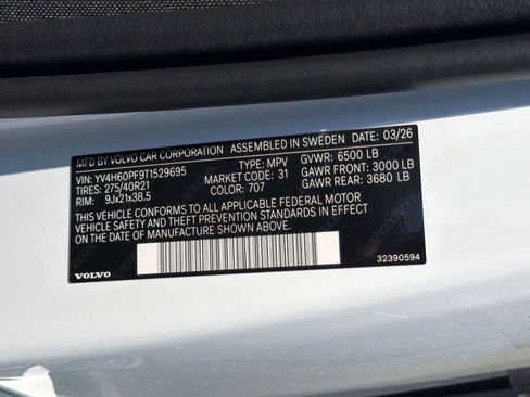 New 2026 Volvo XC90 T8 Ultra w/ Protection Package AWD/4WD image 21