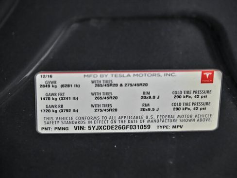 Used 2016 Tesla Model X 75D image 14