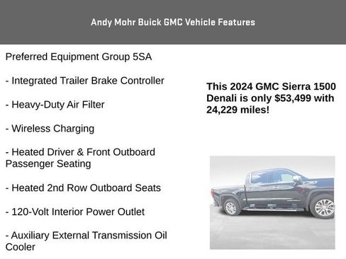 Used 2024 GMC Sierra 1500 Denali w/ Technology Package AWD/4WD image 14