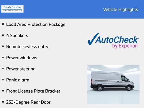 New 2025 Ford Transit 250 148 Medium Roof Extended AWD w/ Load Area Protection Package image 8