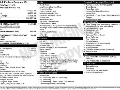 Used 2021 Buick Enclave Essence w/ Sound and Sites Package AWD/4WD image 6