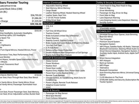 Used 2023 Subaru Forester Touring AWD/4WD image 17