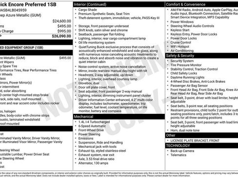 Used 2020 Buick Encore Preferred image 7