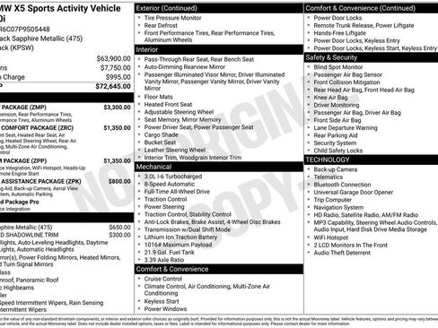 Used 2023 BMW X5 xDrive40i w/ M Sport Package AWD/4WD image 2