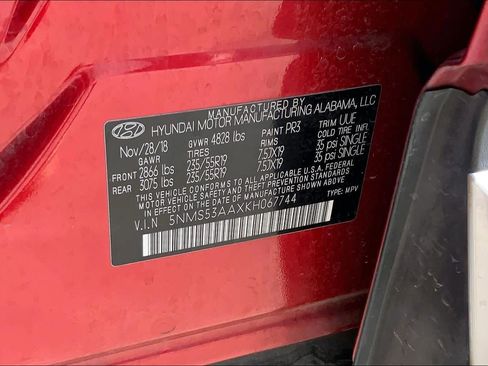 Used 2019 Hyundai Santa Fe Limited w/ Cargo Package image 33