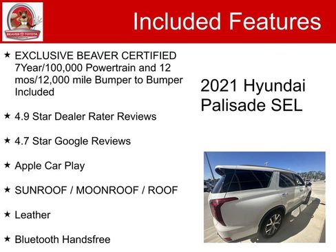 Used 2021 Hyundai Palisade SEL w/ Premium Package FWD image 5