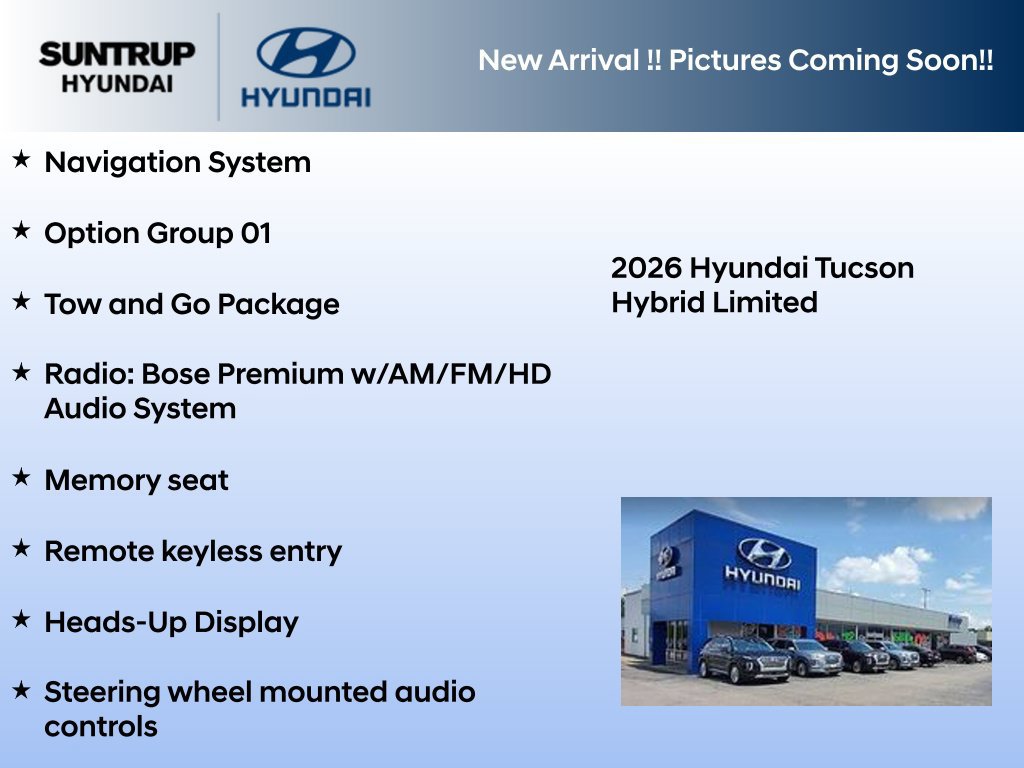 New 2026 Hyundai Tucson Limited w/ Tow & Go Package AWD/4WD image 3