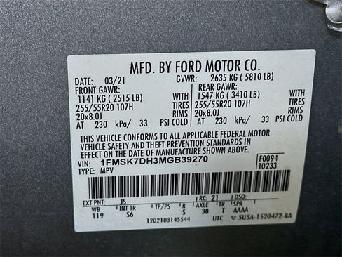 Used 2021 Ford Explorer XLT w/ Equipment Group 202A image 37