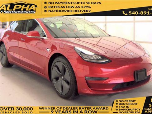 Used 2020 Tesla Model 3 Long Range AWD/4WD image 1