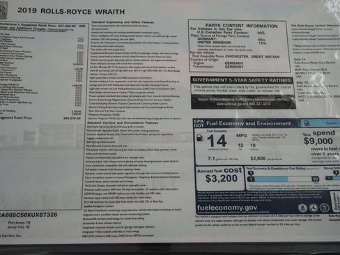 Used 2019 Rolls-Royce Wraith RWD image 35