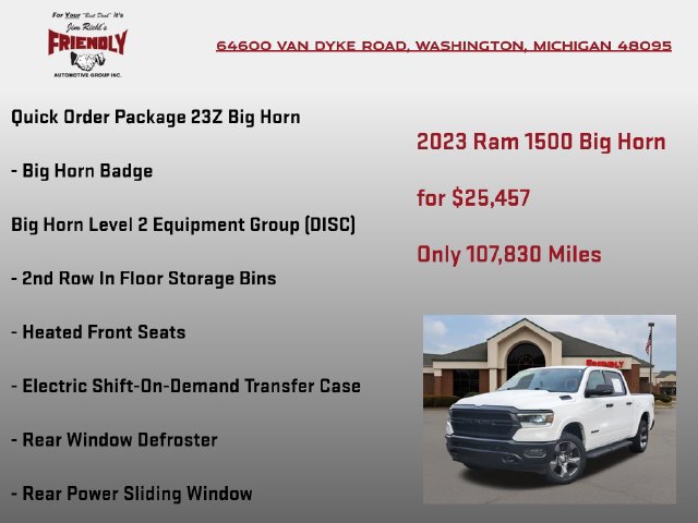 Used 2023 RAM 1500 Big Horn AWD/4WD image 5