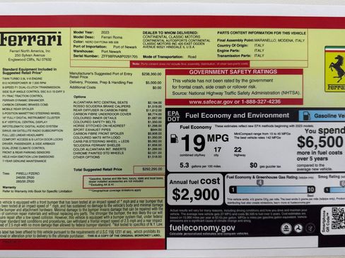 Used 2023 Ferrari Roma RWD image 3