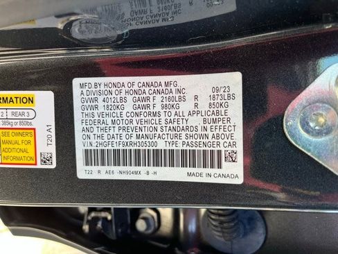 Used 2024 Honda Civic Touring image 12