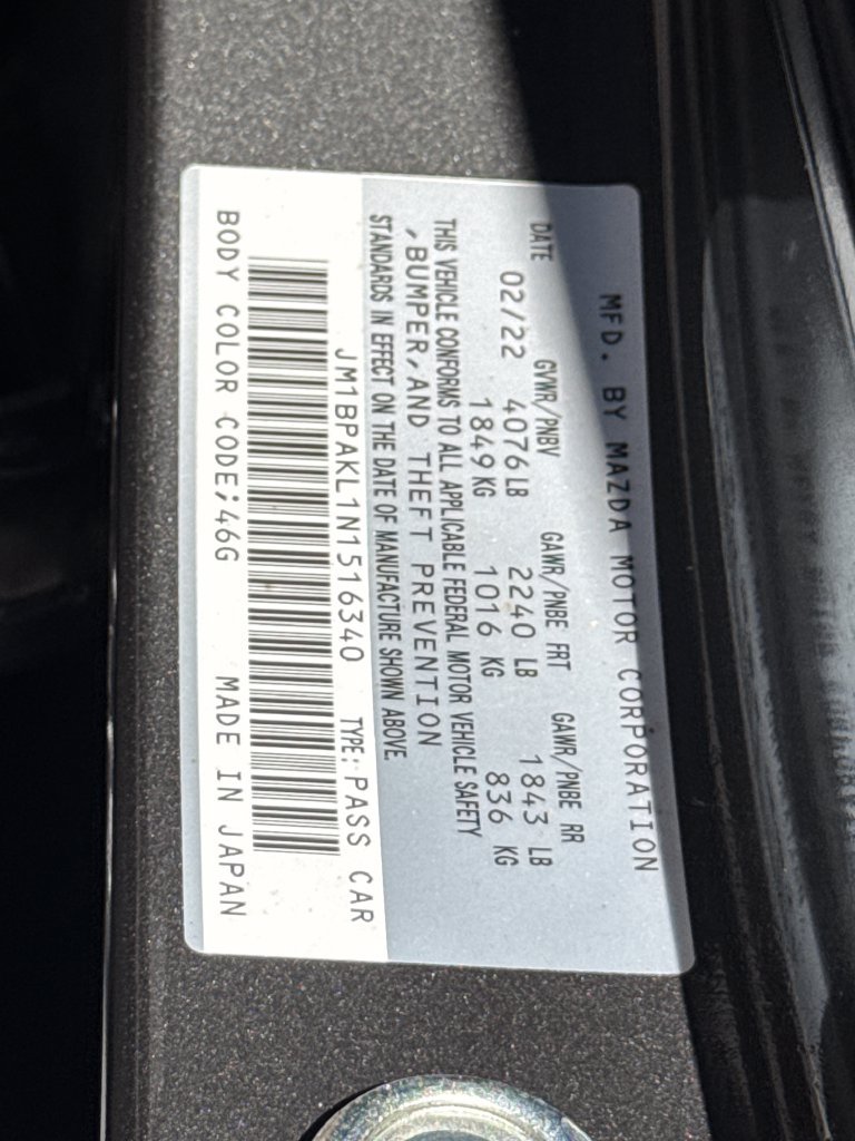 Used 2022 MAZDA MAZDA3 s FWD image 43