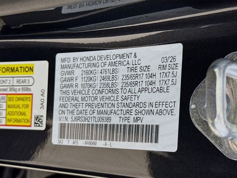 New 2026 Honda CR-V LX image 35