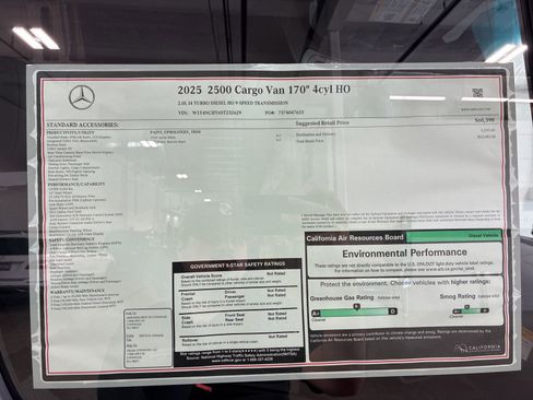 New 2025 Mercedes-Benz Sprinter 2500 image 18