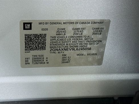 Used 2020 Chevrolet Equinox Premier w/ Premier Redline Edition image 40