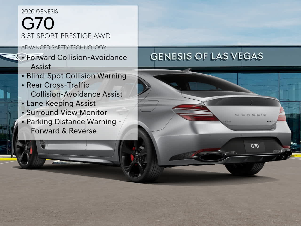 New 2026 Genesis G70 3.3T Sport Prestige AWD/4WD image 7