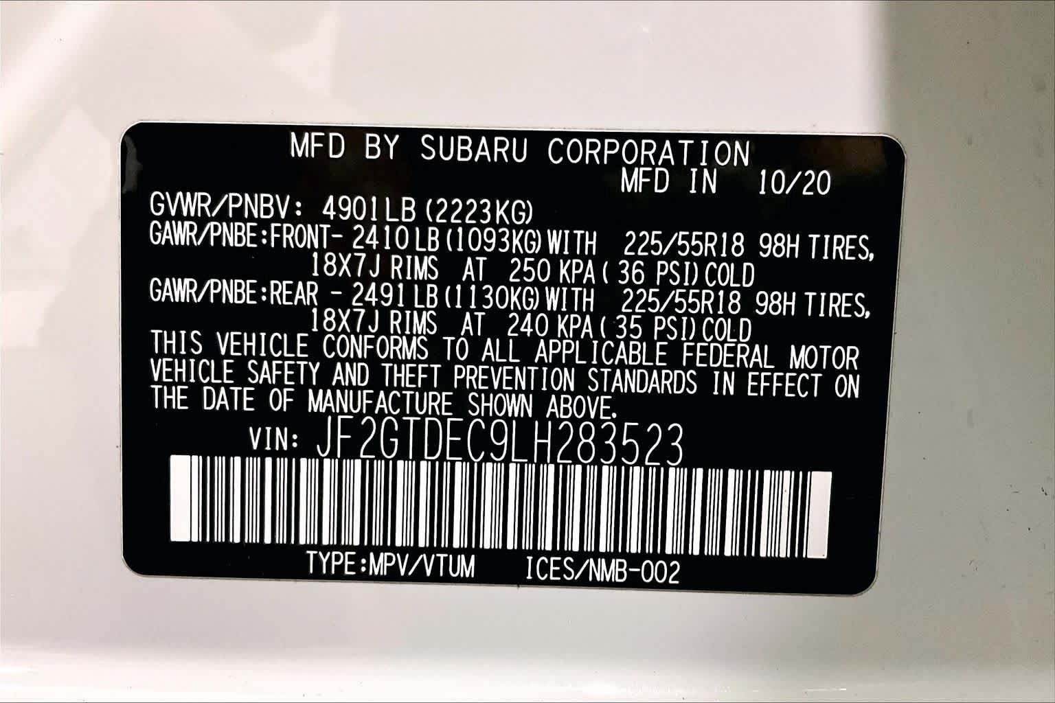 Used 2020 Subaru Crosstrek Hybrid AWD/4WD image 32