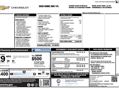 Used 2020 Chevrolet Sonic LT