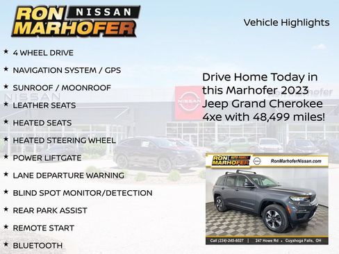 Used 2023 Jeep Grand Cherokee 4WD 4xe image 14