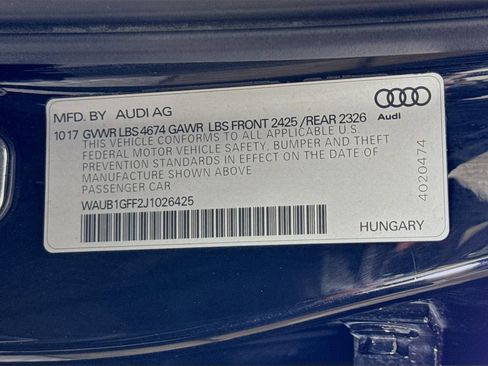 Used 2018 Audi S3 Premium Plus w/ Technology Package image 43