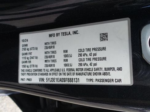 Used 2025 Tesla Model 3 Long Range RWD image 43