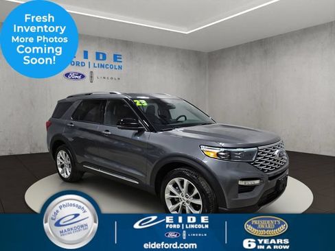 Certified 2023 Ford Explorer Platinum w/ Technology Package AWD/4WD image 1