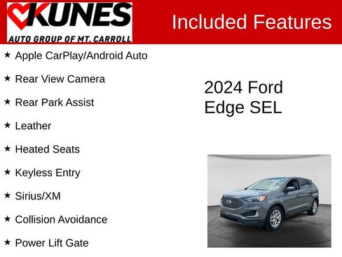 Used 2024 Ford Edge SEL AWD/4WD image 3