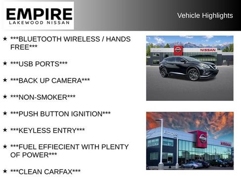 Used 2018 Nissan Murano SV w/ Premium Package FWD image 2