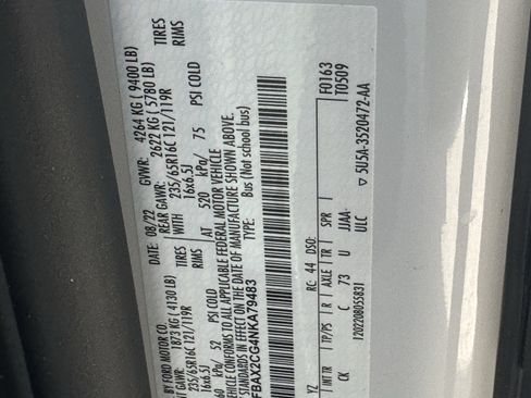 Used 2022 Ford Transit 350 XLT RWD image 30