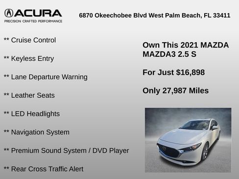 Used 2021 MAZDA MAZDA3 s image 12