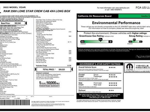 Used 2022 RAM 2500 Lone Star w/ Level A Equipment Group image 50