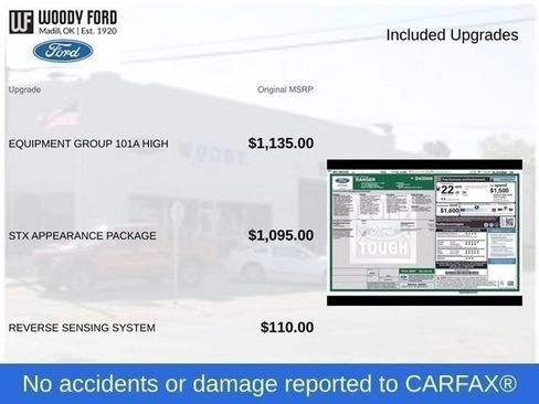 Used 2022 Ford Ranger XL w/ Equipment Group 101A High RWD image 8