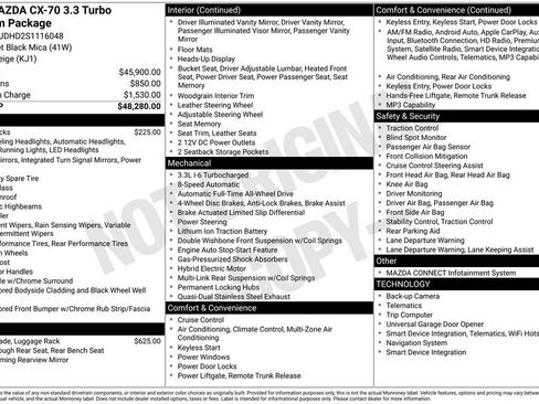 Used 2025 MAZDA CX-70 3.3 Turbo w/ Premium Package image 10