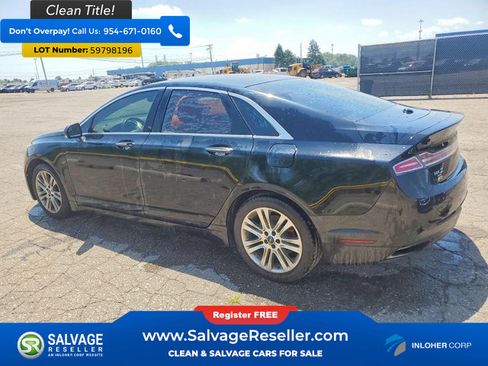 Used 2016 Lincoln MKZ AWD w/ Equipment Group 200A Select image 3
