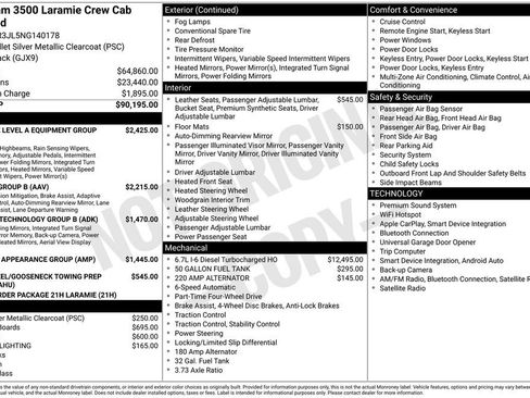Used 2022 RAM 3500 Laramie AWD/4WD image 9