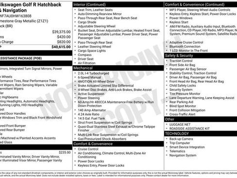Used 2017 Volkswagen Golf R 4-Door image 36