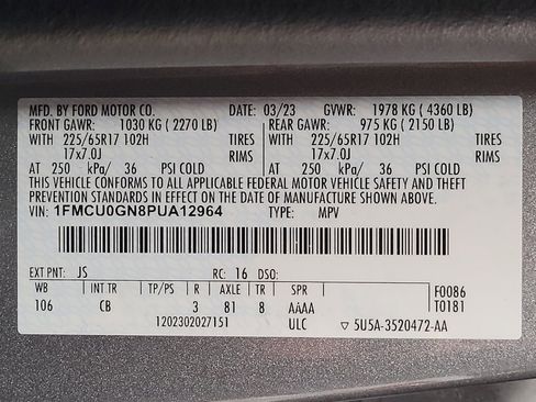Used 2023 Ford Escape Active FWD image 33