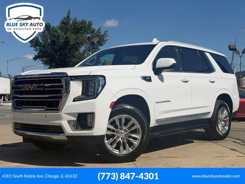 Used 2022 GMC Yukon SLT w/ SLT Premium Package RWD image 1