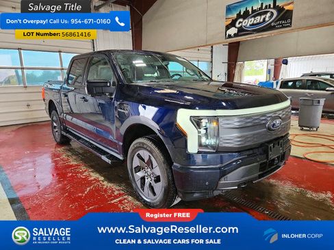 Used 2022 Ford F150 Lightning Lariat AWD/4WD image 5